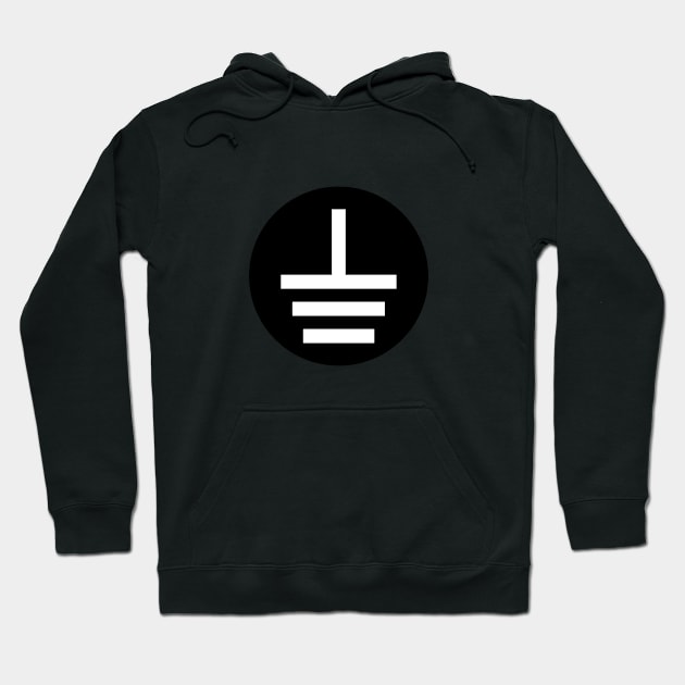 Earth Symbol decal, earth uprising Hoodie by Jane-Mathieu